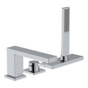 hansgrohe 3-Loch-Waschtischmischer Tecturis E mit sBox, chrom