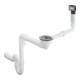 hansgrohe Ab- u. Überlaufgarnitur D16-10 manuell, für Einzelbecken Granit, chrom-1