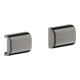 hansgrohe Abdeckung Axor universal für Reling, polished black chrome-1