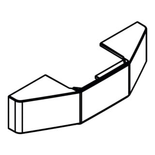 hansgrohe Abdeckung Raindance Select Showerpipe chrom