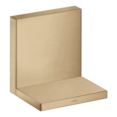 hansgrohe Ablage Axor Starck 120x120mm, brushed bronze