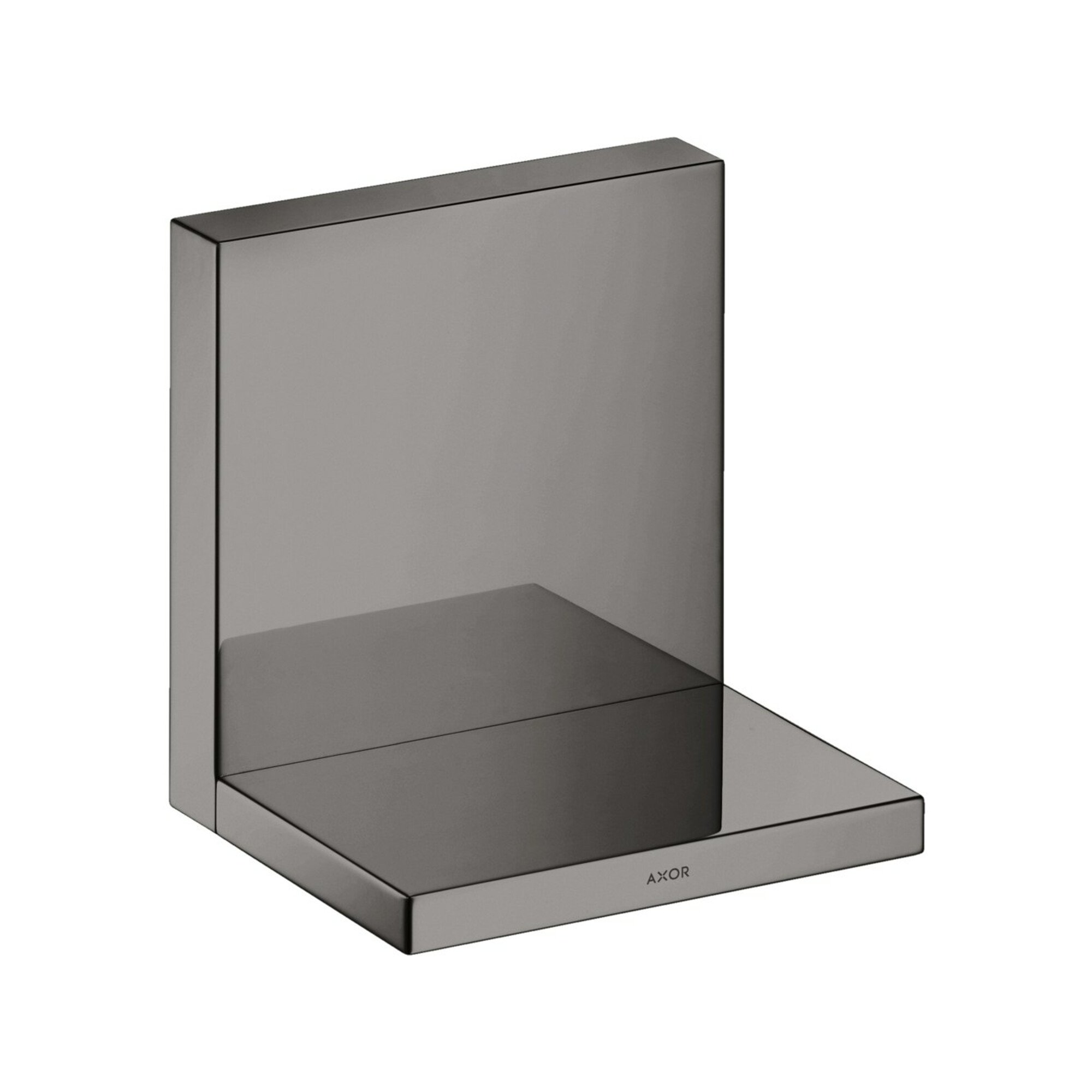 hansgrohe Ablage Axor Starck 120x120mm, polished black chrome