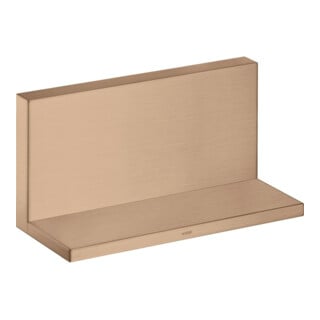 hansgrohe Ablage Axor Starck 240x120mm, brushed red gold