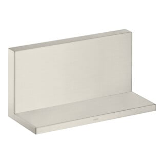 hansgrohe Ablage Axor Starck 240x120mm, Edelstahl-Optik
