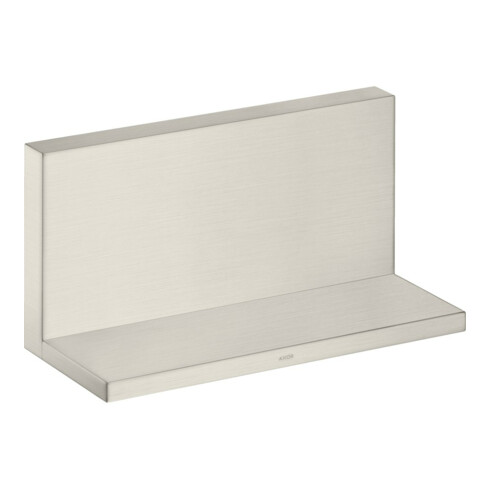 hansgrohe Ablage Axor Starck 240x120mm, Edelstahl-Optik