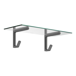 hansgrohe Ablage Axor universal 600mm, f Badetuch, brushed black chrome