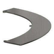 hansgrohe Ablage Axor Urquiola Metall, polished black chrome