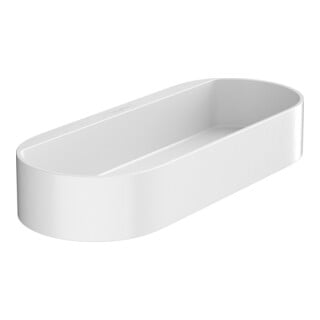 hansgrohe Ablagekorb WallStoris 250x100mm, Höhe 39mm, mattweiß