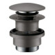 hansgrohe Ablaufgarnitur Push-op, f WT- u. Bidetm., brush. bla vc-1