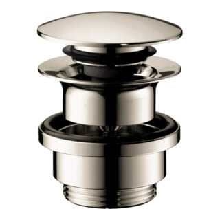 hansgrohe Ablaufgarnitur Push-op, f WT- u. Bidetm., brush. bronze
