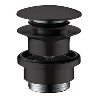 hansgrohe Ablaufgarnitur Push-op, f WT- u. Bidetm., mattschwarz