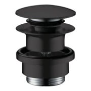 hansgrohe Ablaufgarnitur Push-op, f WT- u. Bidetm., mattschwarz
