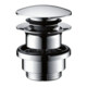 hansgrohe Ablaufgarnitur Push-op, f WT- und Bidetmischer, chrom-1