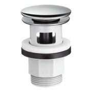 hansgrohe Ablaufgarnitur Push-op, f WT- und Bidetmischer, chrom