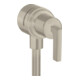 hansgrohe Absperrventil Axor Citterio Stop m Rückflussverh., Hebel, brushed nickel-1