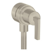 hansgrohe Absperrventil Axor Citterio Stop m Rückflussverh., Hebel, brushed nickel