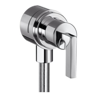 hansgrohe Absperrventil Axor Citterio Stop m Rückflussverh., Hebelgriff, chrom