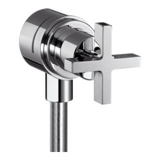 hansgrohe Absperrventil Axor Citterio Stop m Rückflussverh., Kreuzgriff, chrom