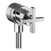 hansgrohe Absperrventil Axor Citterio Stop m Rückflussverh., Kreuzgriff, chrom