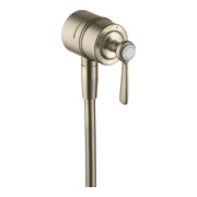 hansgrohe Absperrventil Axor Montreux Stop m Rückflussverh., Hebel, brushed nickel-3