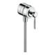 hansgrohe Absperrventil Axor Montreux Stop m Rückflussverh., Hebel, Edelstahl-Optik-1