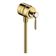 hansgrohe Absperrventil Axor Montreux Stop m Rückflussverh., Hebel, pol. gold optic