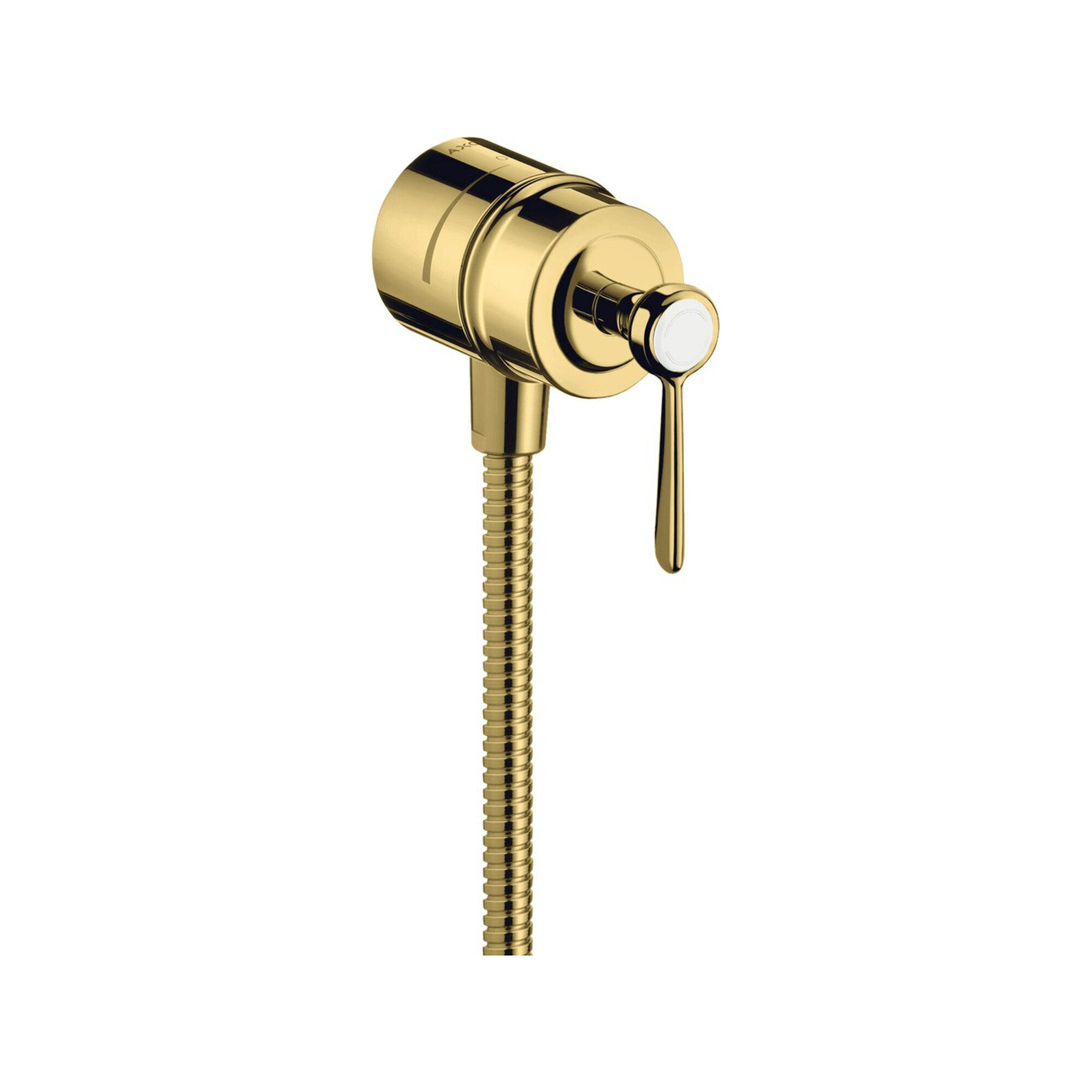 hansgrohe Absperrventil Axor Montreux Stop m Rückflussverh., Hebel, pol. gold optic