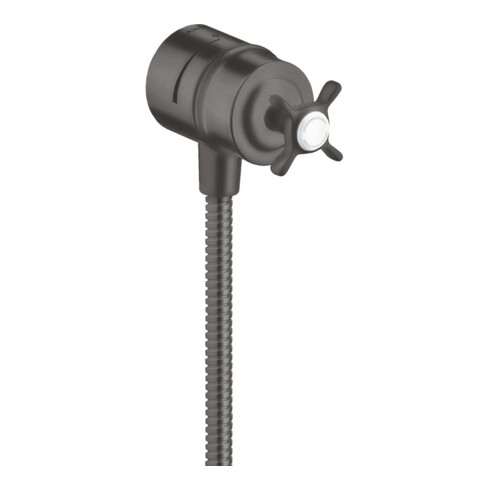 hansgrohe Absperrventil Axor Montreux Stop m Rückflussverh., Kreuz, brush. bla vc