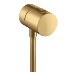 hansgrohe Absperrventil Fixfit Stop AP, brushed gold optic
