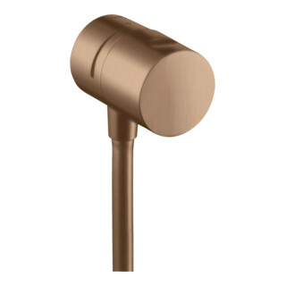 hansgrohe Absperrventil Fixfit Stop AP, brushed red gold