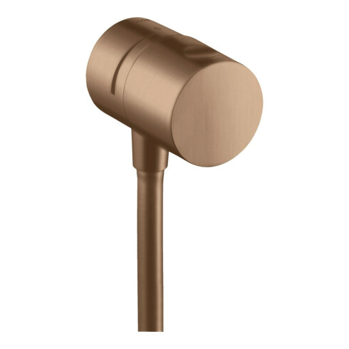 hansgrohe Absperrventil Fixfit Stop AP, brushed red gold