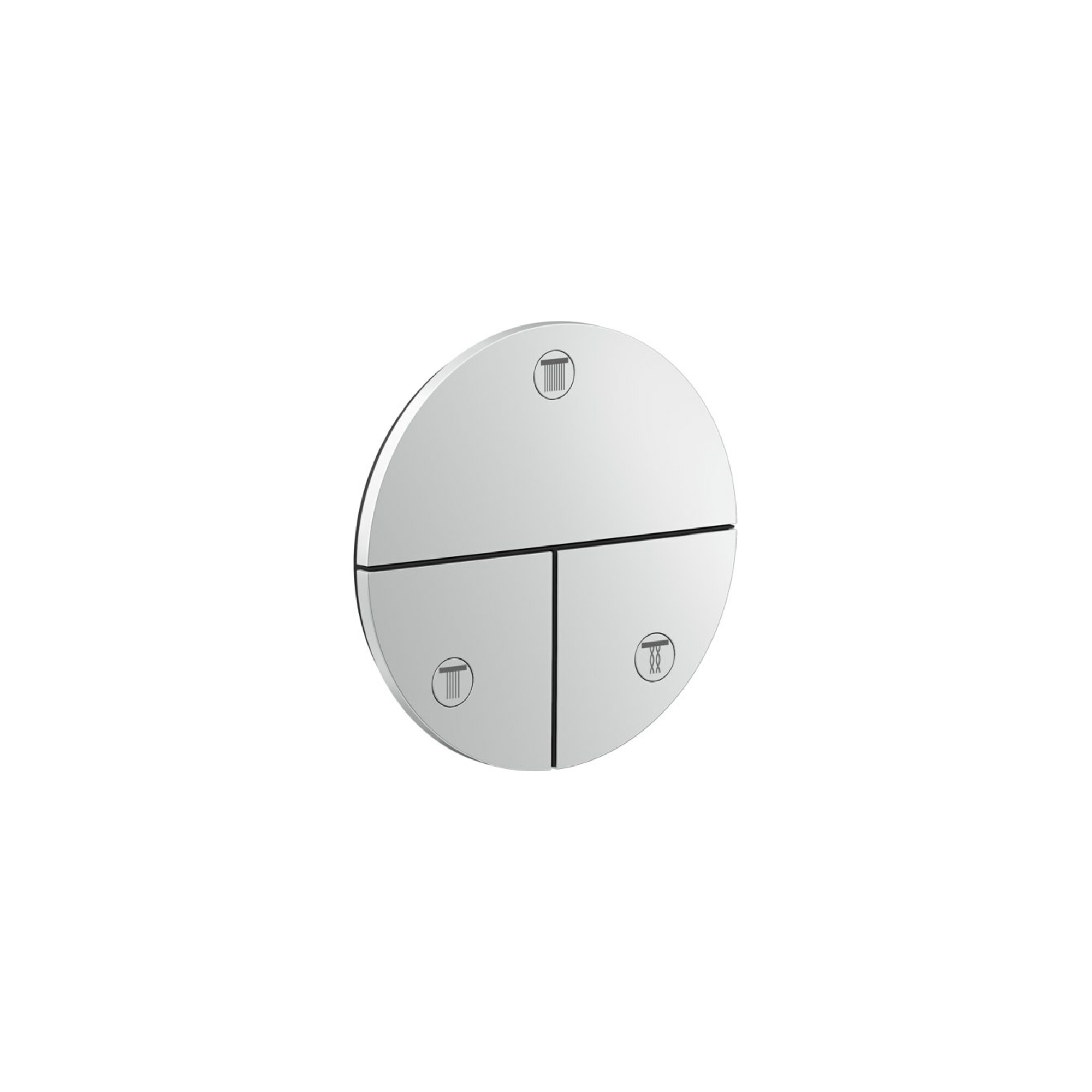 hansgrohe Absperrventil UP Axor ShowerSelect ID Fertigset 3 Verbraucher quadratisch BB