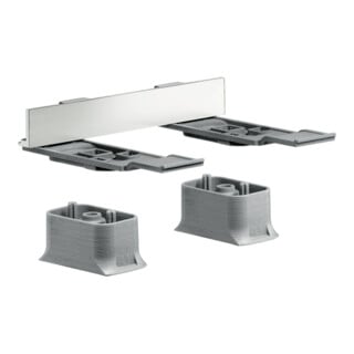 hansgrohe Adapterset Axor universal brushed nickel
