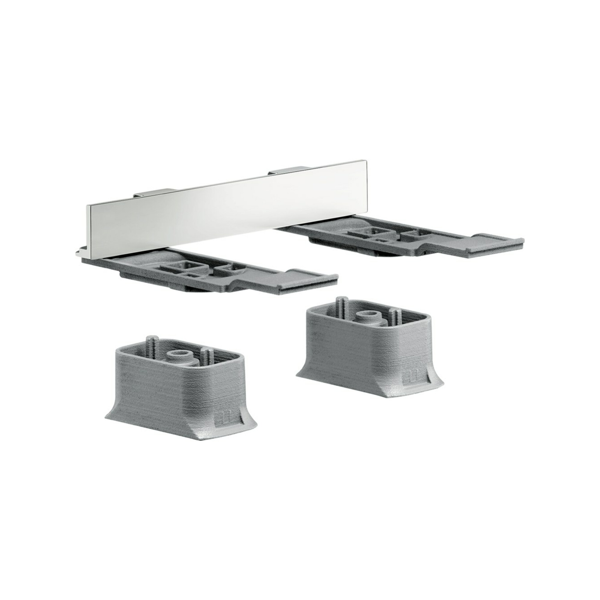 hansgrohe Adapterset Axor universal brushed nickel