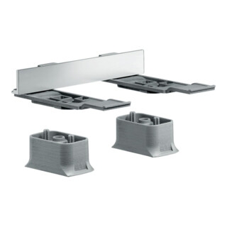 hansgrohe Adapterset Axor universal Edelstahl-Optik