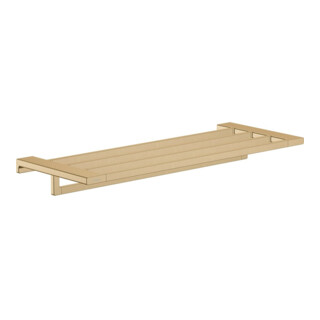 hansgrohe AddStoris L 648 mm Étagère à serviettes, m HTH, bois, métal, bronze brossé