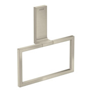 hansgrohe Anneau porte-serviette Axor Uni Rectangulaire, pivotant, nickel brossé