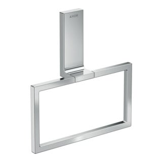 hansgrohe Anneau porte-serviettes Axor Uni rectangulaire, pivotant, chrome