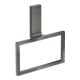hansgrohe Anneau porte-serviettes Axor Uni rectangulaire, pivotant, chrome noir poli-1