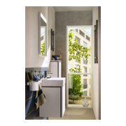 hansgrohe Armoire semi-haute Xilesa E 400x200mm, porte à gauche, blanc mat-4
