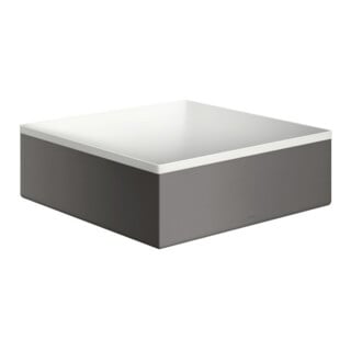 hansgrohe Aufsatzwaschtisch Axor Suite 285x285mm, brush. bla vc, Aufsatzbecken, we.