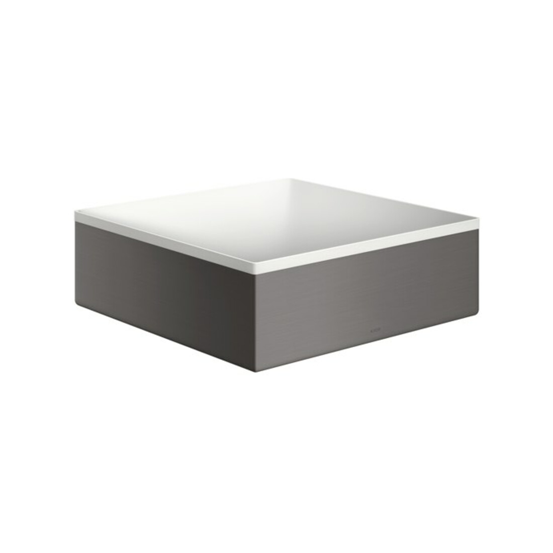 hansgrohe Aufsatzwaschtisch Axor Suite 285x285mm, brush. bla vc, Aufsatzbecken, we.