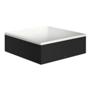 hansgrohe Aufsatzwaschtisch Axor Suite 285x285mm, sw matt, Aufsatzbecken, weiß