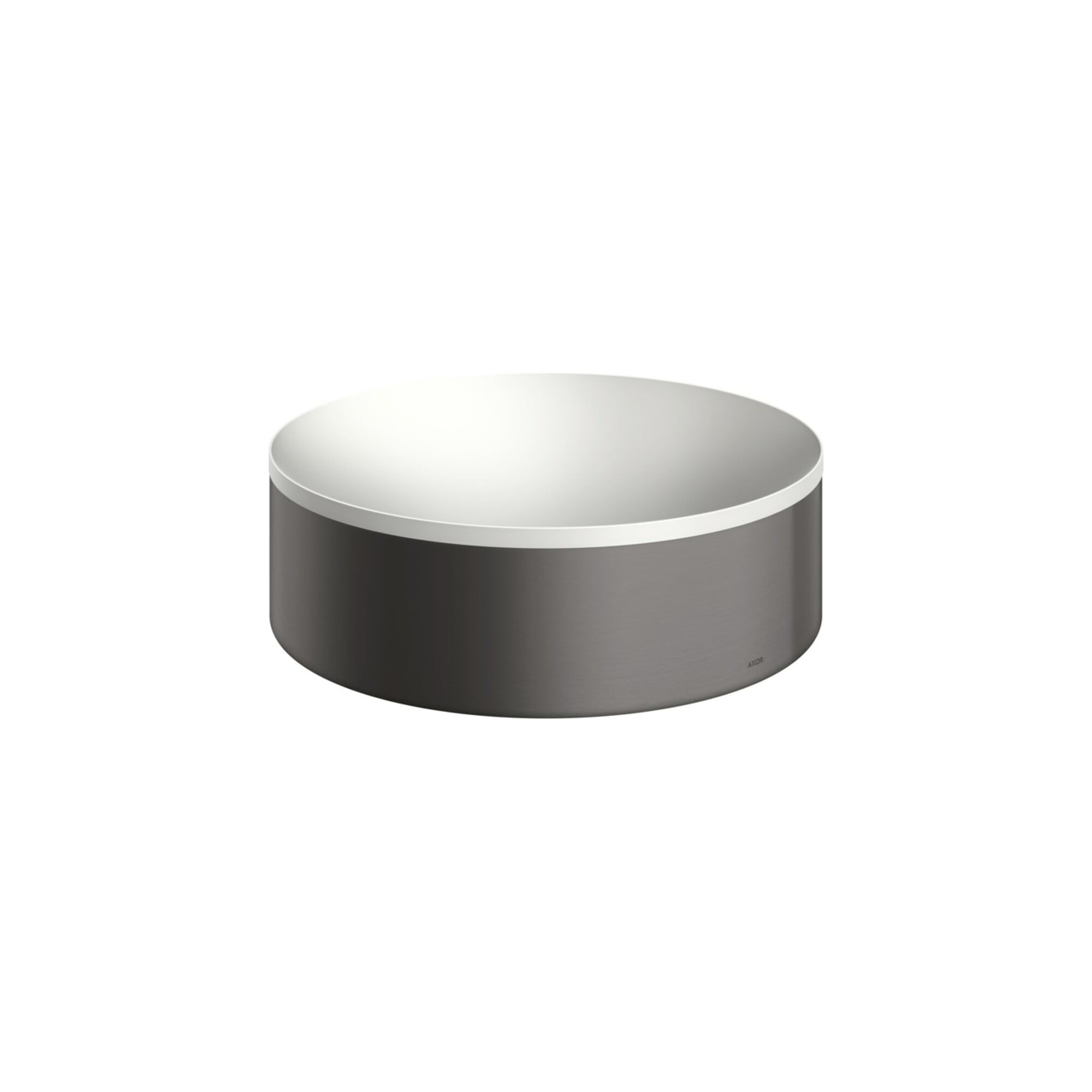 hansgrohe Aufsatzwaschtisch Axor Suite 300mm, brush. bla vc, Aufsatzbecken, weiß
