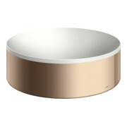 hansgrohe Aufsatzwaschtisch Axor Suite 300mm, pol. r gold, Aufsatzbecken, weiß