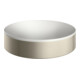 hansgrohe Aufsatzwaschtisch Axor Suite 400mm, brush. ni., Aufsatzbecken, weiß-1