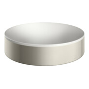 hansgrohe Aufsatzwaschtisch Axor Suite 400mm, Edelstahl-Optik, Aufsatzbecken, weiß