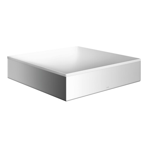 hansgrohe Aufsatzwaschtisch Axor Suite 400x400mm, chrom, Aufsatzbecken, weiß