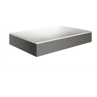 hansgrohe Aufsatzwaschtisch Axor Suite 600x400mm, brush. bla vc, Aufsatzbecken, we.