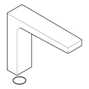 hansgrohe Auslauf 160 mm Metropol 3-Loch-Waschtischarmatur MB-1